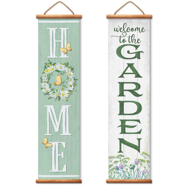 Rosalind Wheeler Bartelso Water Resistant AllWeather Canvas Text